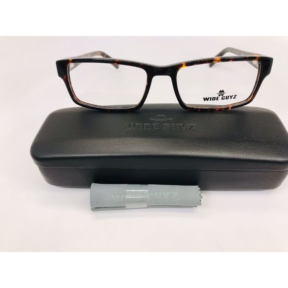 New Wide Guyz Tortoise MOOSE Eyeglasses 60mm for The Stylish Large Man - Picture 2 of 12